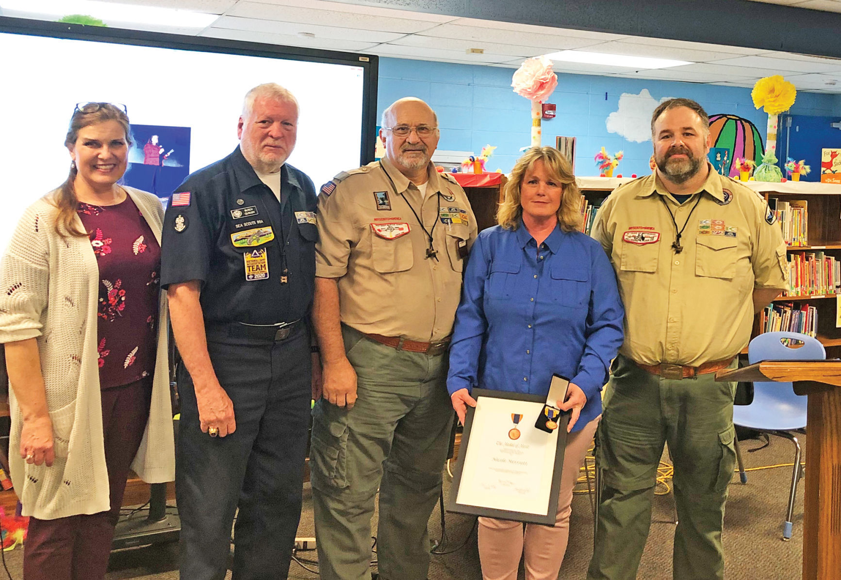 Merriott receives medal of merit